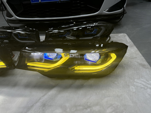BMW 3 serisi G21 G28 için AFS ile G20 modifiye far G20 lazer tarzı 2019-2022 siyah sürüm LED far yükseltme - Product Image 4