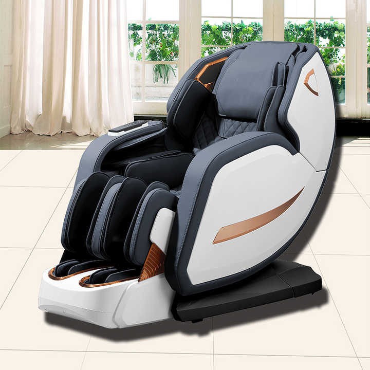 Zhouqi elettrico corpo posteriore Shiatsu poltrona poltrona accento sedia a casa ufficio a gravità Zero massaggio reclinabile tocco umano