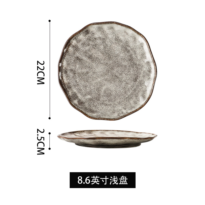assiette plate-TD-22cm*H-2.5cm