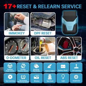 HUMZOR Z126 IMMO anahtar programlama için OBD2 tarayıcı tam sistem tanı lastik basıncı pil öğrenme silme okuma kodu yağ sıfırlama