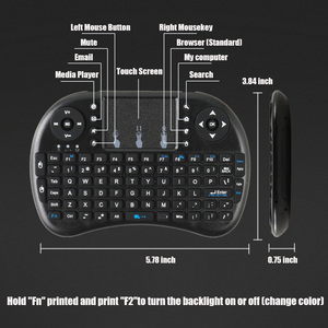 Venta caliente I8 Mini teclado inalámbrico 2,4G Touchpad teclado de mano para PC Android TV Box