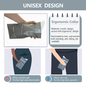 Einweg Grey <span class=keywords><strong>Pee</strong></span> Bag Material Urin beutel 700ml Car Travel Outdoor Camping Urin beutel Notfall Tragbare Toilette <span class=keywords><strong>Pee</strong></span> Bag - Product Image 5