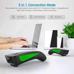 Escáner de código de barras Bluetooth Netum, conexión de teléfono inteligente, tableta, PC, lector de código de barras CCD, funciona con Windows Mac Android iOS - Product Image 4