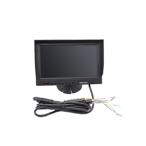 Superventas Monitor de coche TFT LCD de 9 pulgadas cámara de respaldo AHD/cvbs entrada AV Monitor de reposacabezas Monitor de visión trasera - Product Image 1