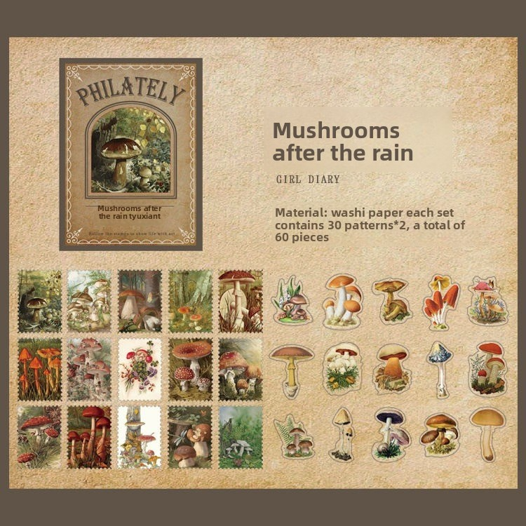 F mushroom after rain