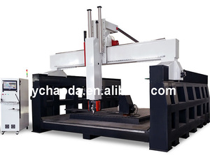 3D 5 Axis Wood <strong>CNC</strong> <strong>Router</strong> Machine <strong>Styrofoam</strong> Cutter for Wood Foam Mould <strong>Making</strong>, Wood Foam Sculpture, Surf Board <strong>Making</strong> - Product Image 2