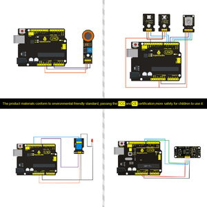 Keyestudio Kit Electrónico DIY 37 En 1 Kit De Sensor Para Arduino Starters