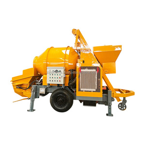 Pompa dizel pompalar makinesi ile mikser beton mikser ile 30m 3/h 40m 3/h römork beton pompası - Product Image 5