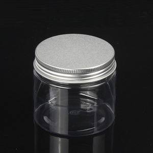 30ml 50ml 100ml 150ml 200ml 250ml 300ml 500ml gıda standart PET plastik depolama kavanoz alüminyum kapaklı - Product Image 1