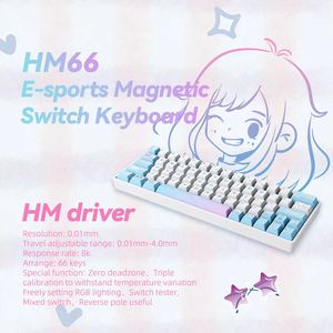 SIKAKEYB Castle HM66 66 Keys Hot Selling Single-Mode Wired Portable Gaming <strong>Keyboard</strong> for Pc <strong>Computer</strong> Gamer - Product Image 5