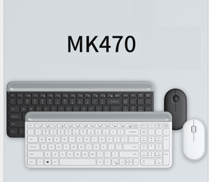 MK470 Slim <strong>Wireless</strong> <strong>Keyboard</strong> and <strong>Mouse</strong> <strong>Combo</strong> Ultra-slim Compact Quiet <strong>Wireless</strong> Gaming <strong>Keyboard</strong> and <strong>Mouse</strong> - Product Image 2