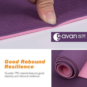 GYCO เสื่อโยคะออกกำลังกาย TPE สองด้านพิลาทิสและการออกกำลังกายอื่นๆ - Product Image 2