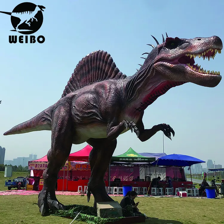 Parque dos dinossauros animatronic dinosaur show em tamanho natural de dinossauros