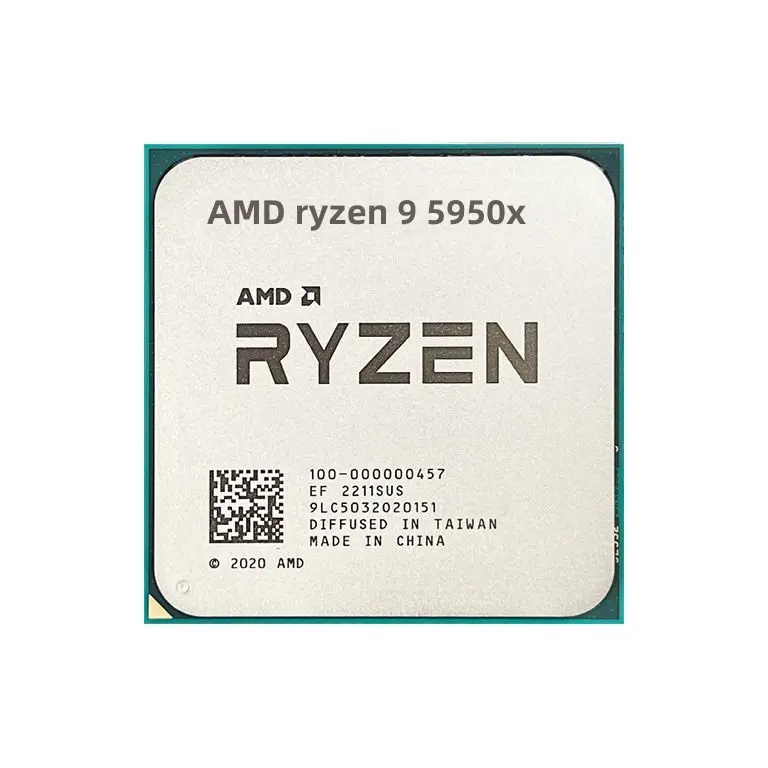 Procesador de escritorio AMD Ryzen 9 5950X 16 núcleos 3,4 GHz Socket 32 hilos Computadora E5 CPU