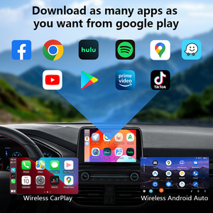 Smart Video Box 3 en 1 Wireless CarPlay Android Auto Adapter TV Game Multimedia Video Converter con Netflix incorporado YouTube - Product Image 3