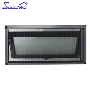Finestra per tenda da sole in alluminio personalizzata con telaio nero con schermo retrattile incorporato - Product Image 2