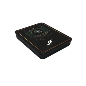 Kim Loại Cầm Tay UV In Hộp Sắt Với Cr Khóa Trẻ Em Chống Lật Bìa Chống-Mở Thuốc Thuốc Lá Lưu Trữ Hộp Vuông - Product Image 4