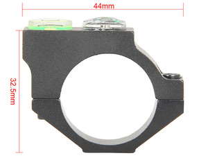 ANGELWINGS 25.4mm ayarlanabilir alüminyum taktik kapsam avcılık için kabarcık seviyesi ile montaj - Product Image 4