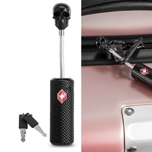 Tuşları ile OEM seyahat TSA onaylı asma kilit bavul bagaj kombinasyonu kablo kilidi - Product Image 5
