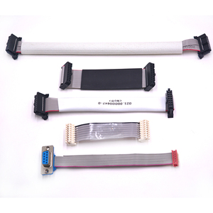 0.635 mm Pitch 22 Pin 24 Pin 26 Pin Double Row <strong>IDC</strong> <strong>DIP</strong> Connector UL 2651 <strong>Cable</strong> 30 AWG Ribbon Flat <strong>Cable</strong> Wire Assembly - Product Image 3