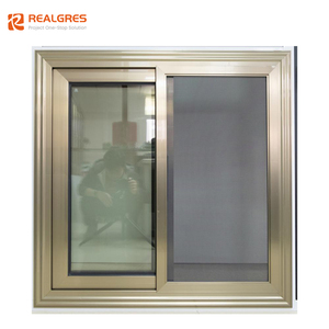 Realgres Hurricane Proof Sliding Aluminum <strong>windows</strong> Bullet Proof Kitchen <strong>windows</strong> and Doors - Product Image 4