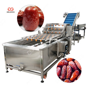 Barhee Medjool Jujube pulizia e asciugatrice linea di imballaggio palmare data lavatrice e data di smistamento - Product Image 5