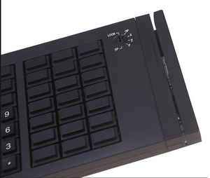 Tastiera chiave programmabile USB per supermercato POS KB66U con lettore di schede magnetiche/scrittore integrato - Product Image 3