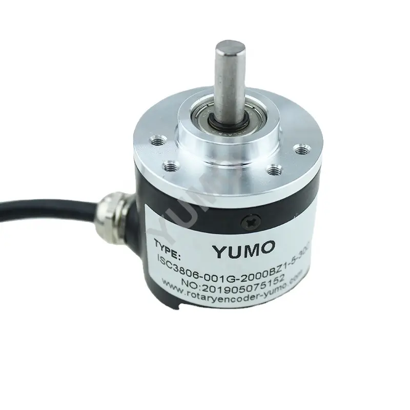 Encoder YUMO 38mm 2000ppr Encoder rotativo ottico ad albero solido