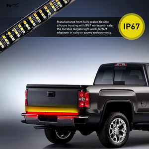 <strong>LED</strong> Truck Tailgate Side Bed Light Strip Continuous Amber Brake Running Turn signal <strong>Red</strong>/white Reverse <strong>Led</strong> Strip Light - Product Image 3