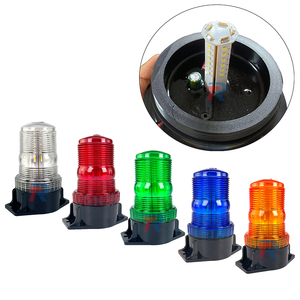 Geniş voltaj 30 LED Mini acil yanıp sönen güvenlik Strobe işaret ışığı manyetik montajlı 10-100 V DC - Product Image 3