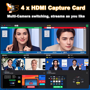 TBS6314R 4 HDMI输入视频采集卡PCIe接口1080p60 Vmix Obs vMix xSplit直播游戏录制在线类 - Product Image 5