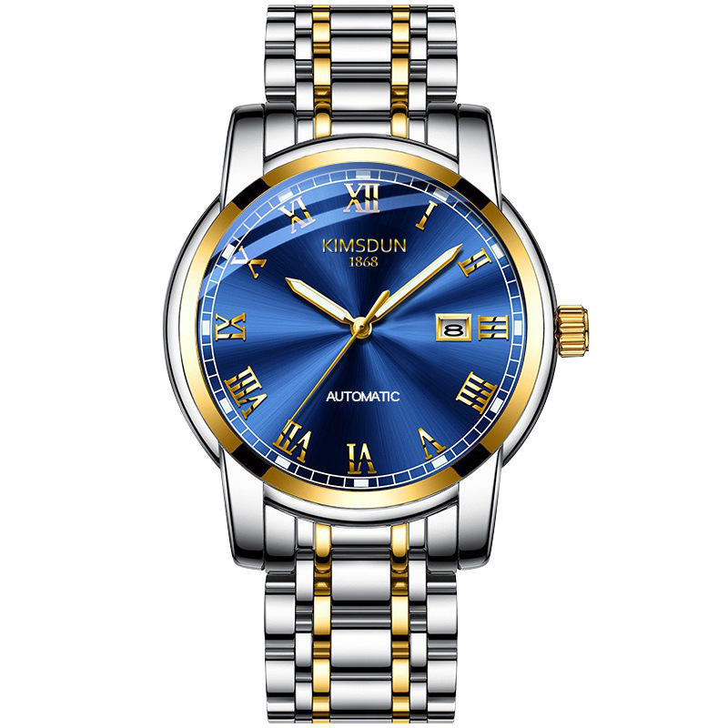 Silver gold blue