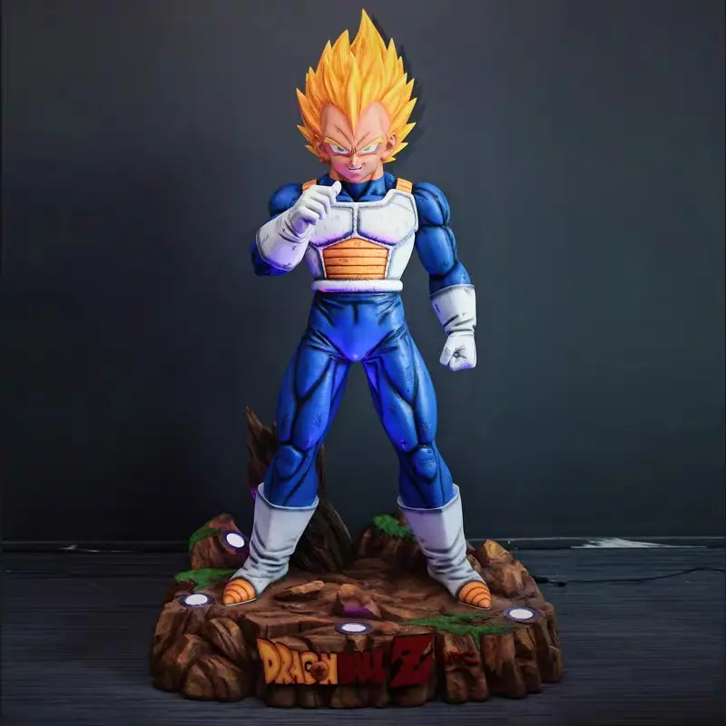 Vendita calda personalizzata a grandezza naturale Goku fibra di vetro Anime giapponese resina Dragon Ball Goku Kakarotto statua per il regalo della collezione