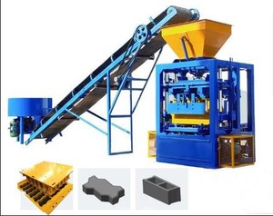 QT 4-24 Máquina de fabricación de bloques de ladrillo Semiautomática Buen precio Alta calidad