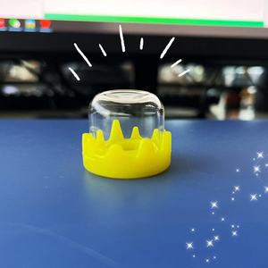 Biểu Tượng Tùy Chỉnh Thiết Kế In Ấn Và Silicone Nhỏ Giọt Hình Dạng Không Khí Chặt Chẽ Nắp Tập Trung Thủy Tinh <span class=keywords><strong>Container</strong></span> Jar Với Tùy Chỉnh Kích Thước/Hình Dạng - Product Image 6