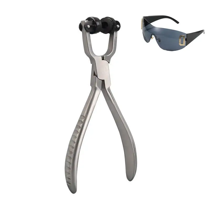 Needle-Nose Pliers Nose Pad Mirror Ring Pliers Optical Glasses Shop Repair Eyeglasses Adjustment Tool Piers