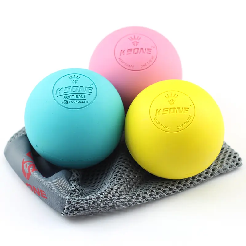 Coustomied Massage Therapy Ball Set - Spiky and Lacrosse 3-Piece Combo Pack Perfect for Physical Therapy and Muscle Release