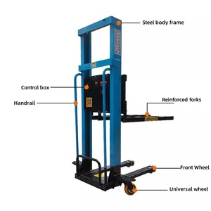1T Portable Stacker Truck with <strong>Auto</strong> Lift AC Motor Power Source for Efficient <strong>Loading</strong> <strong>and</strong> <strong>Unloading</strong> of Goods up <strong>and</strong> Down