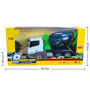 1/18 9 CH RC ของเล่น2.4กรัมการควบคุมระยะไกลผสมคอนกรีตวิศวกรรมการขนส่ง Rc รถขุด - Product Image 4