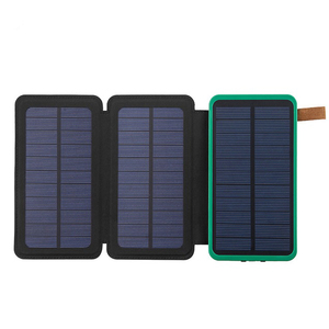 可定制10000毫安时可折叠太阳能银行便携式外部电池组，带USB输出，可充电高容量 - Product Image 2