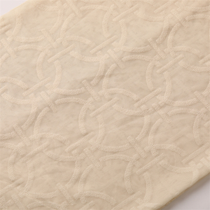 Ifr Hot Bán Thiết Kế Đơn Giản Phong Cách Châu Âu Thanh Lịch Trắng Sheer Rèm Làm Từ Vải Voile Với Thêm Dài Cửa Sổ Khăn - Product Image 3