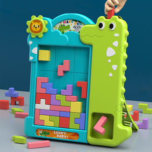 XST Colorful Tower Stacking Board Games <strong>Building</strong> <strong>Block</strong> Toys Family Games Dinosaur Puzzle <strong>Pattern</strong> Russian <strong>Building</strong> <strong>Blocks</strong>