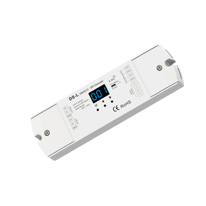 DS-L DMX512-SPI sinyal dönüştürücü RGB piksel ışık denetleyici 5-24VDC Din ray LED denetleyici DMX dekoder - Product Image 2
