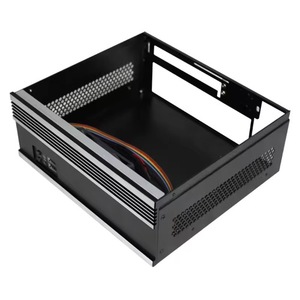 2U Mini-ITX Dual-System Compact Server-Gehäuse Desktop-Industrie-PC-Gehäuse