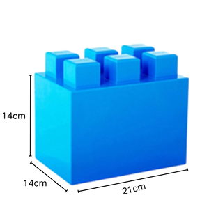 Color personalizado Bloques de construcción de gran tamaño Seguridad Plástico ABS Bloques de construcción de gran tamaño para jardines de infantes - Product Image 2