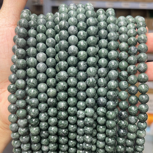 JD 6mm 8mm 10mm Natural Dark Green <strong>Jade</strong> Beads Smooth round Loose Gemstones for Jewelry Making <strong>Gorgeous</strong> Gemstone Collection - Product Image 2
