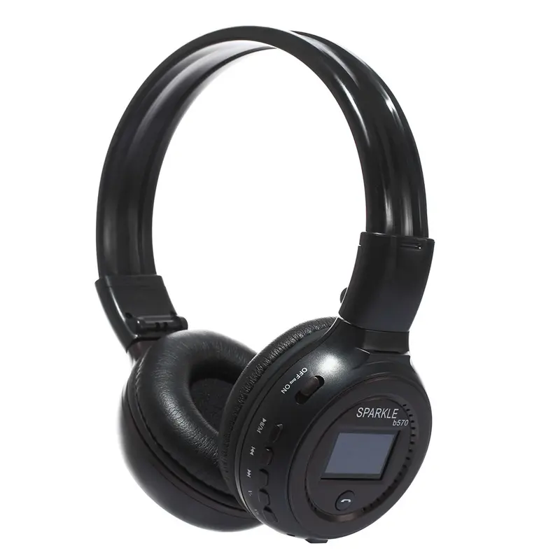 Meilleure qualité ZEALOT B570 casque sans fil radio fm sur l'oreille bluetooth stéréo écouteur casque pour ordinateur téléphone