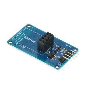 <strong>ESP8266</strong> ESP-01 Serial <strong>WiFi</strong> Wireless Adapter <strong>Module</strong> 3.3V 5V Compatible PCB Adapters ICs Product Category