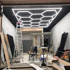 SUEZ Custom 6500K esagonale garage luce led a nido d'ape luce del soffitto griglia led luce garage - Product Image 6