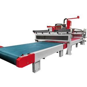 Hualong Machinery HKNC-400L Italy <strong>CNC</strong> 5 X Bridge Saw Stone Cutting <strong>Automated</strong> Production Line with Conveyer Camera Suction Cups - Product Image 5